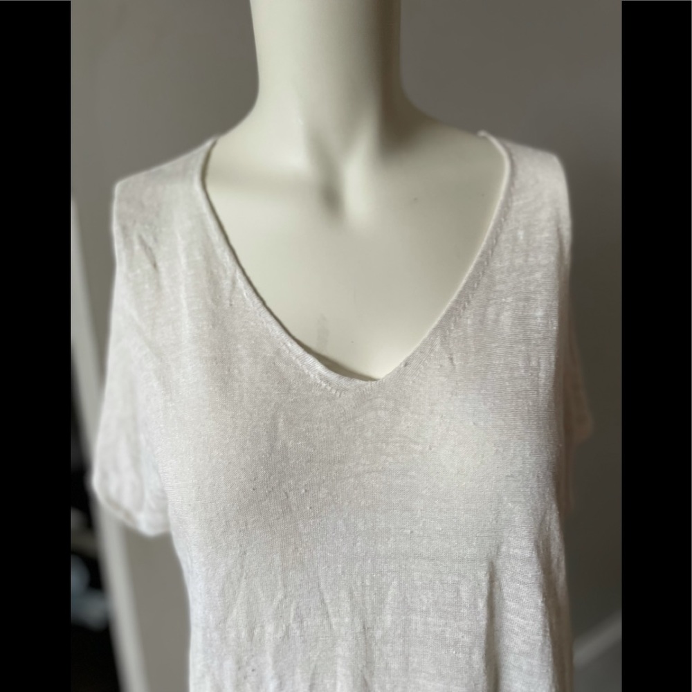 Eileen Fisher Linen Blend Tunic - Sz Medium - Picture 3 of 15